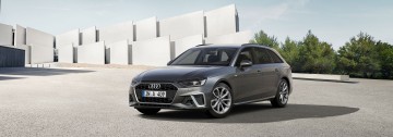 Audi A4 Avant Frontansicht & Seitenansicht