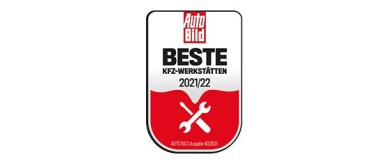 Auszeichnung beste KFZ-Werkstätten 2021/2022