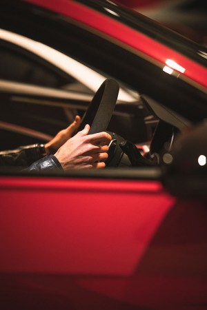 Audi RS Freising Hand am Steuer